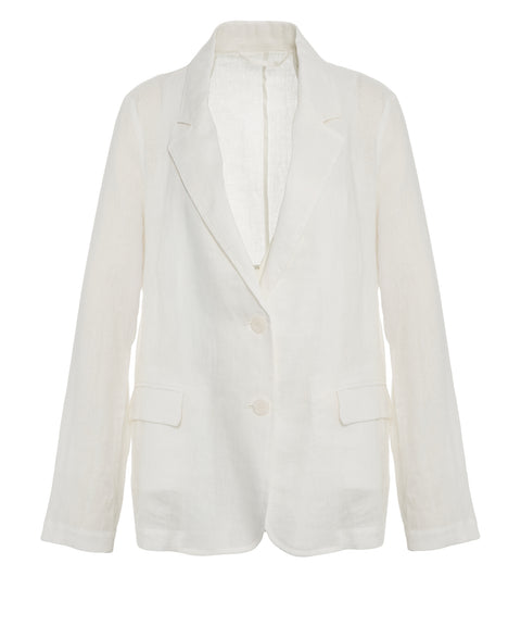 Einreiher Blazer aus Leinen