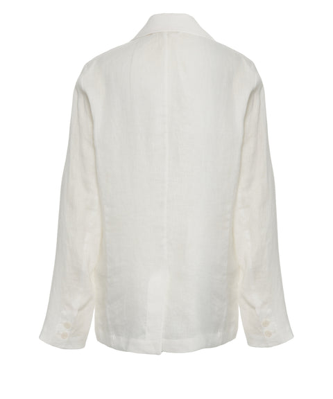 Einreiher Blazer aus Leinen