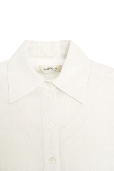 Camicia in misto lino