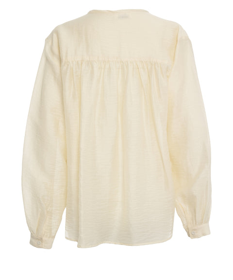 Bluse aus Leinengemisch