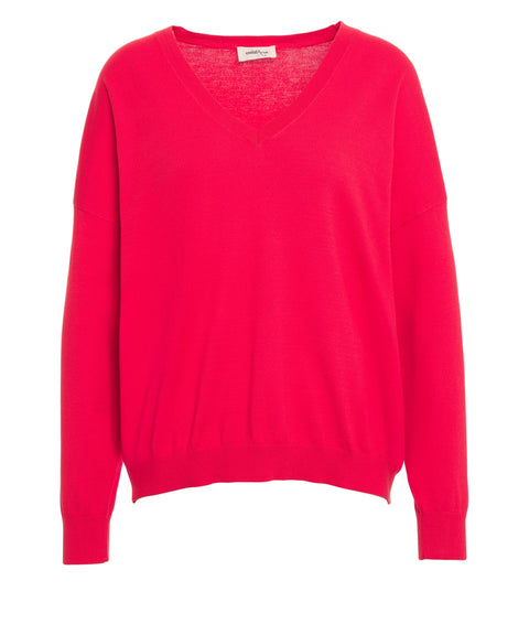 Pullover mit V-Ausschnitt