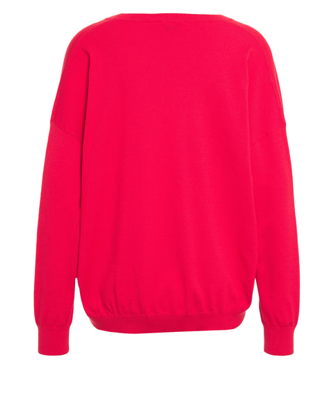 Pullover mit V-Ausschnitt