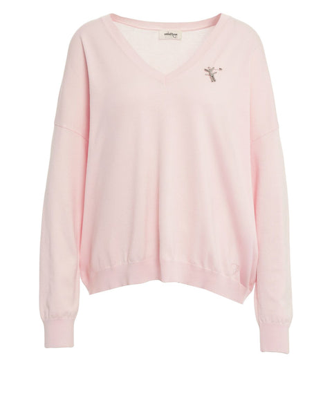 Maglione con scollo a V