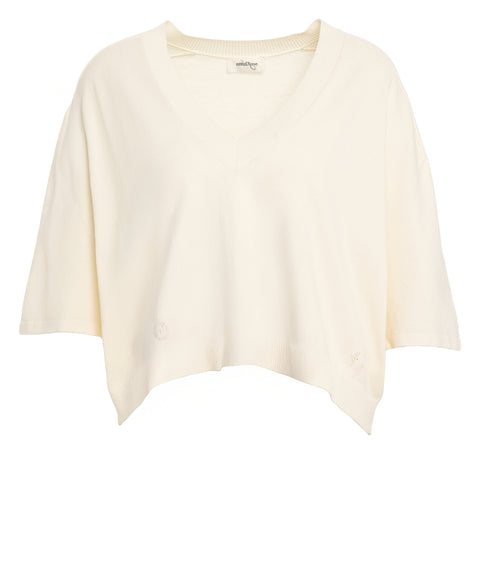 Pullover mit V-Ausschnitt