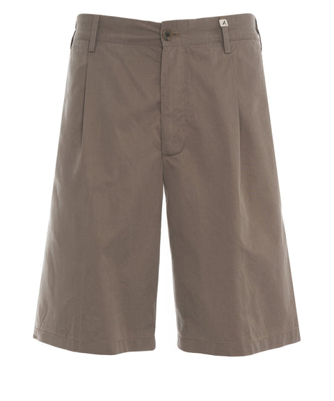 Bermuda shorts in cotton blend