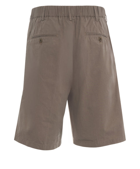 Bermuda shorts in cotton blend