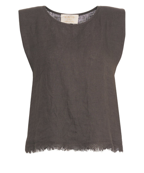 Top aus Leinen