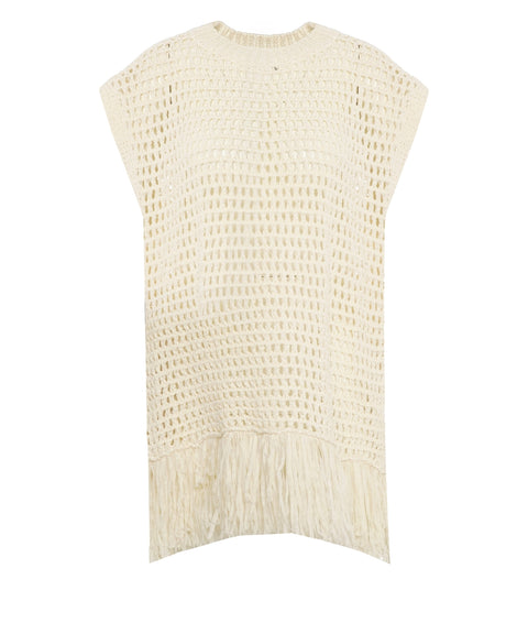 Gilet in maglia crochet
