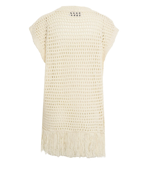 Gilet in maglia crochet