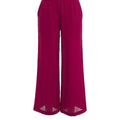 Pantaloni palazzo in lino
