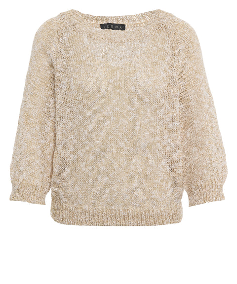 Maglione con dettagli in lurex