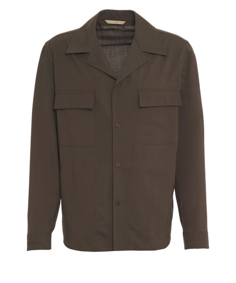 Overshirt in cotone 'John'