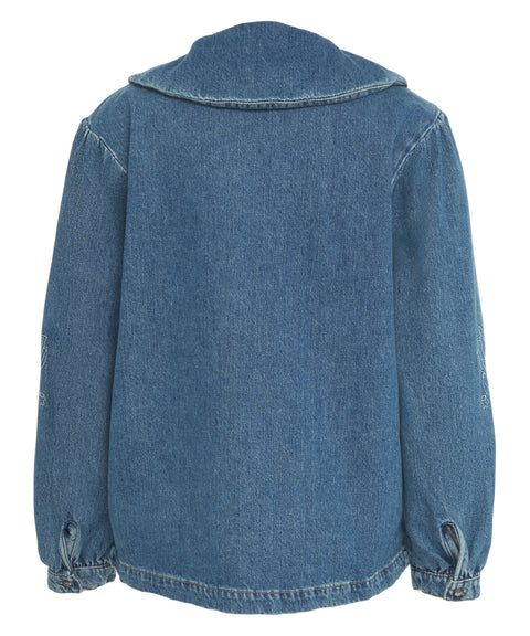 Denim Jacke mit Stickerei 'Neve'