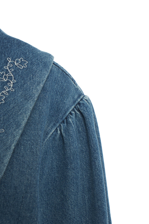 Denim Jacke mit Stickerei 'Neve'