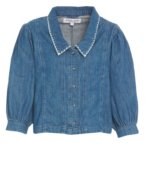 Blusa in denim