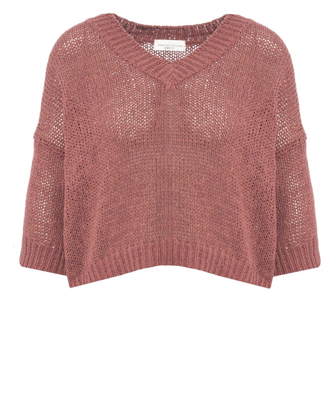Open-knit sweater