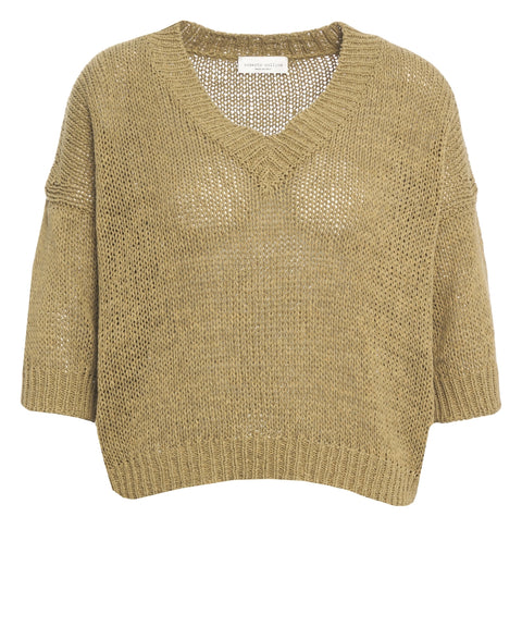 Open-knit sweater