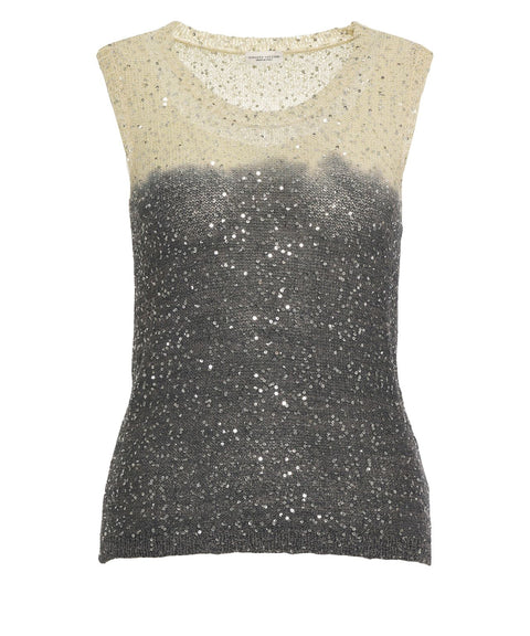 Top con paillettes