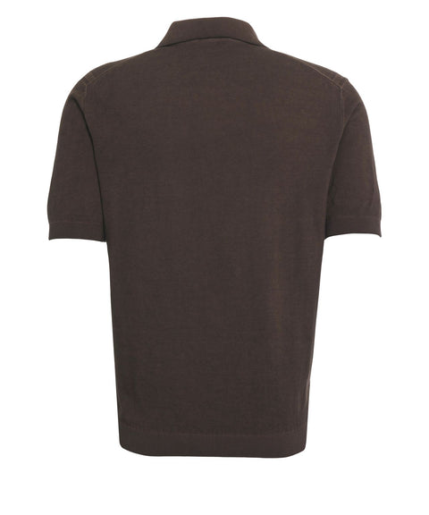 Cotton skipper polo shirt