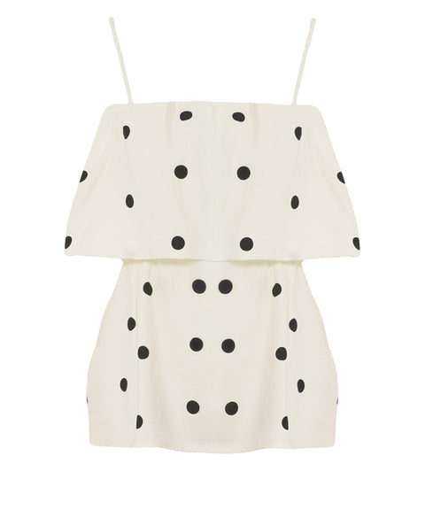 Top in misto lino 'Salliy'