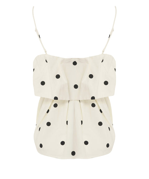 Top in misto lino 'Salliy'