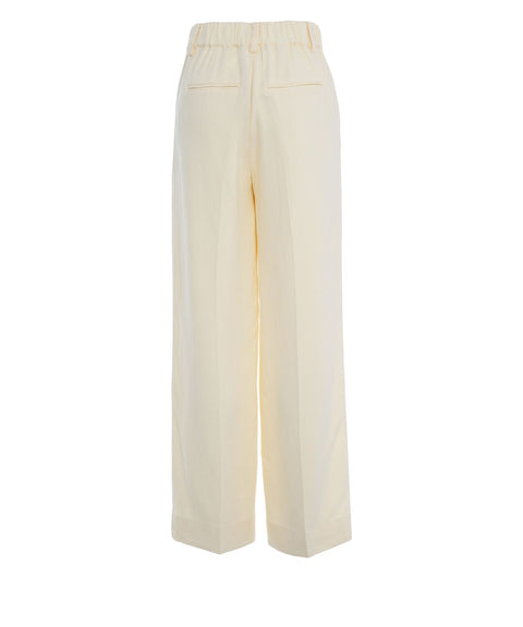 Pantaloni in misto lino