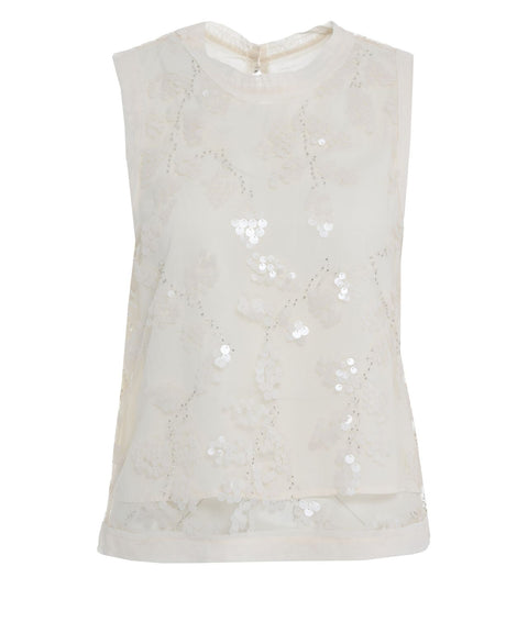 Top  con paillettes 'Salema'