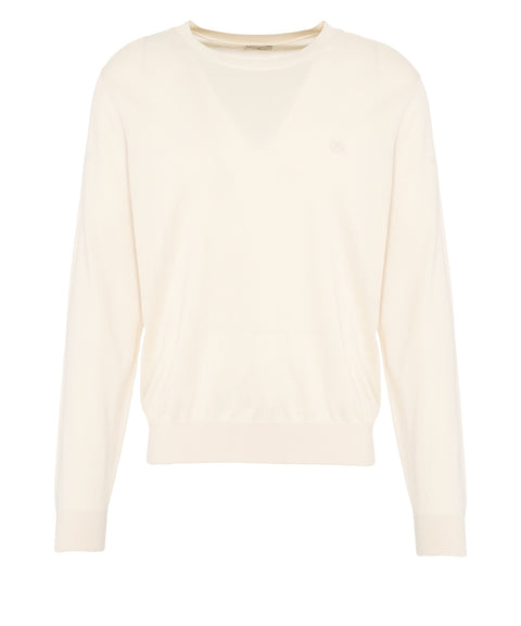 Pullover mit Logostickerei