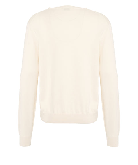 Pullover mit Logostickerei