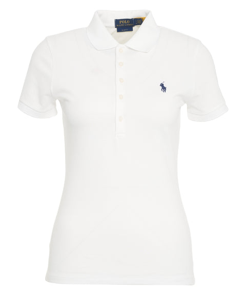 Poloshirt mit Logostickerei