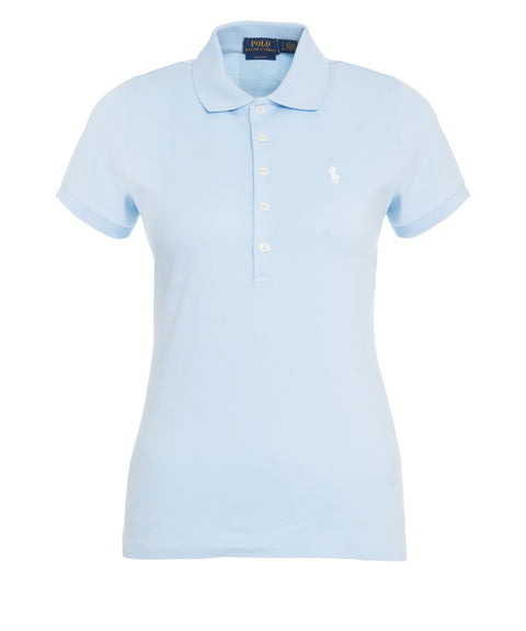 Poloshirt mit Logostickerei