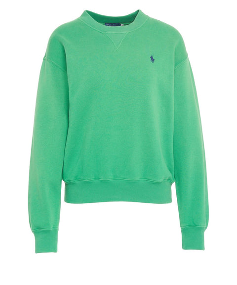 Felpa con ricamo logo