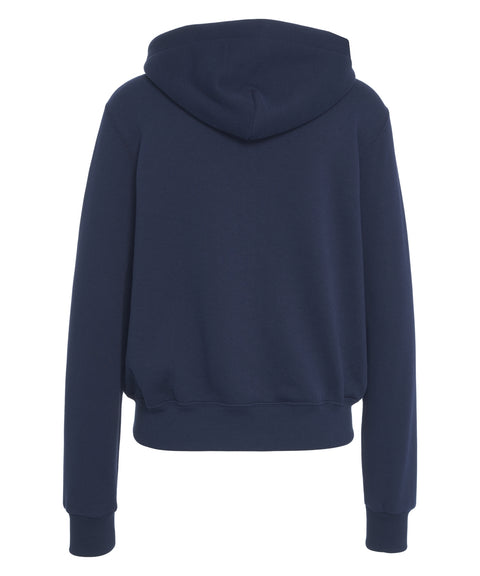 Felpa con cappuccio e zip