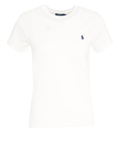 T-Shirt mit Logostickerei