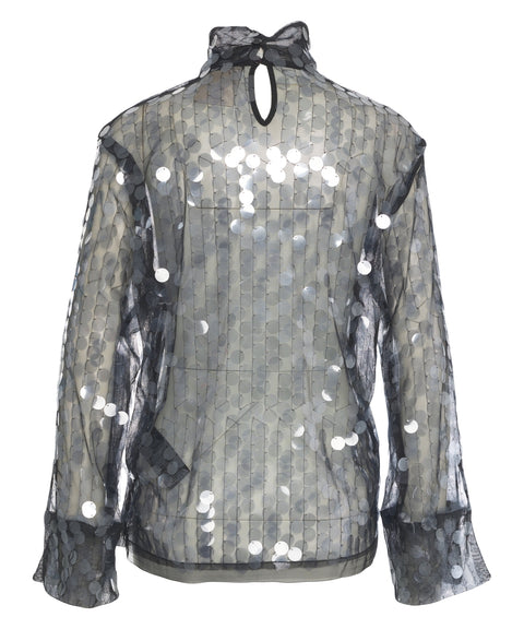 Camicia con paillettes