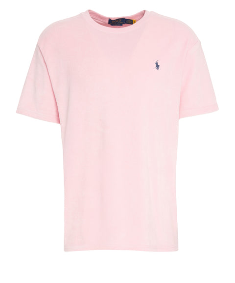 T-shirt with logo embroidery