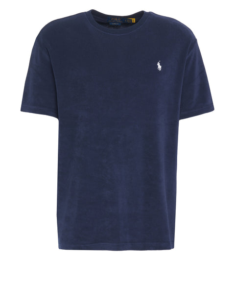 T-shirt with logo embroidery