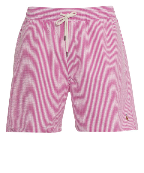 Striped swim shorts