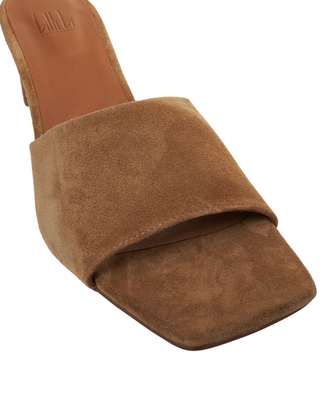 Sabot in pelle scamosciata