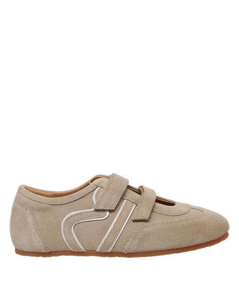 Sneakers in pelle scamosciata