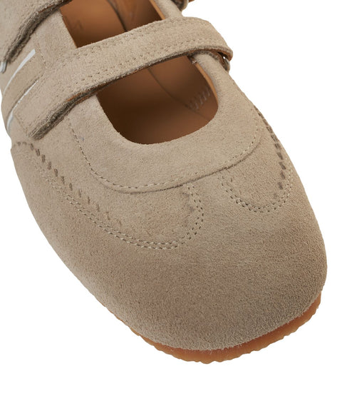 Sneakers in pelle scamosciata