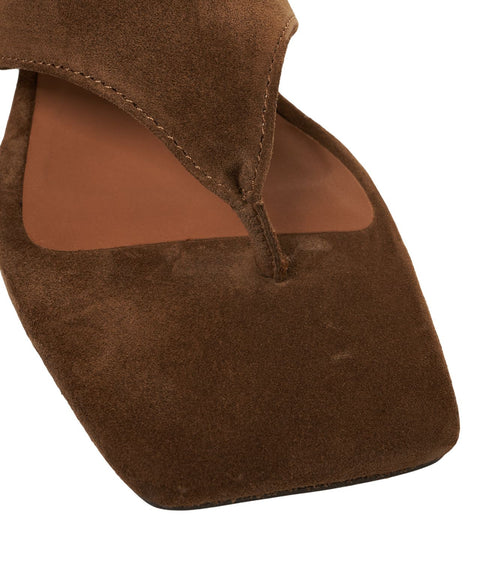 Mules in pelle scamosciata