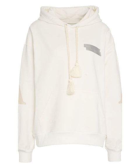 Hoodie with logo details