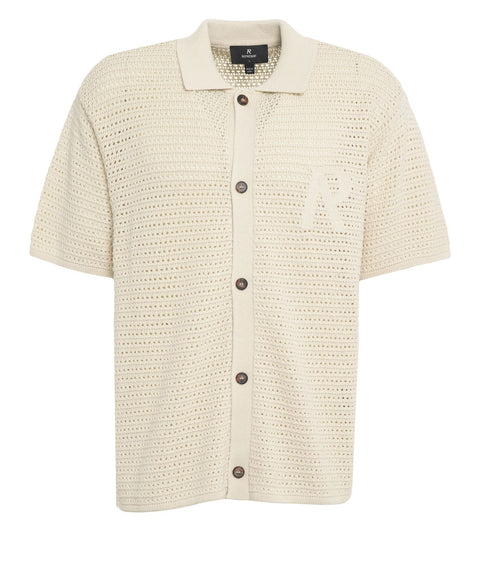 Camicia in maglia traforata