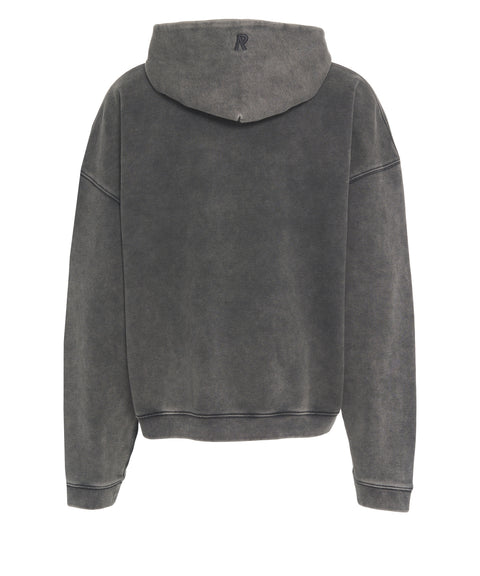 Felpa con cappuccio e zip 'Initial'