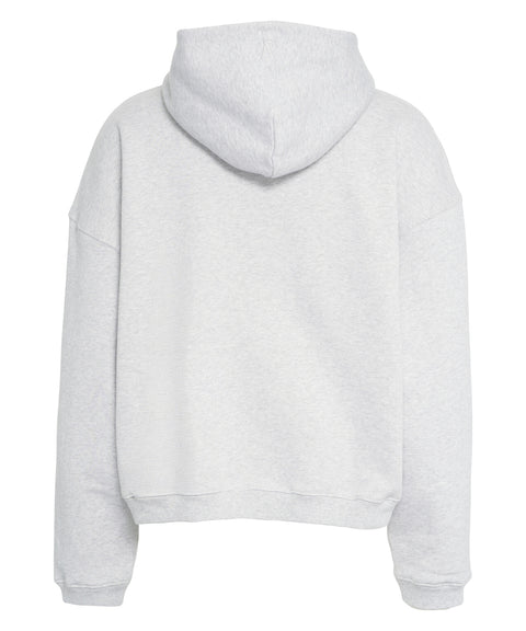 Felpa con cappuccio e zip 'Initial'