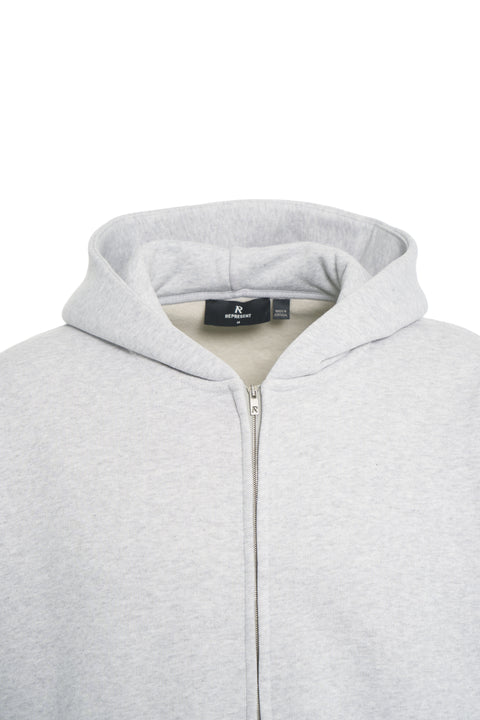 Felpa con cappuccio e zip 'Initial'