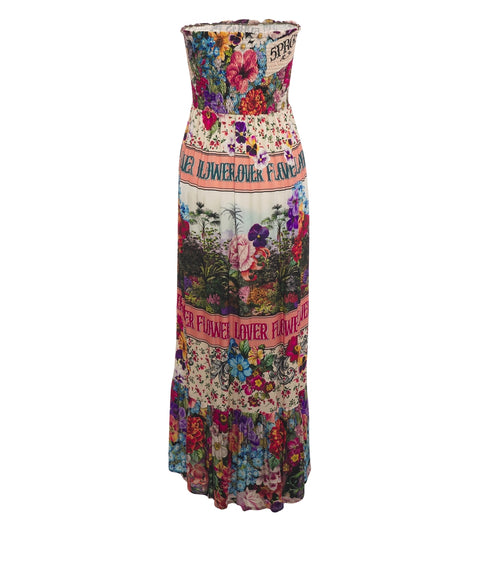 Abito maxi con stampa