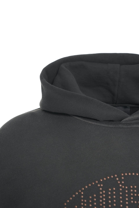 Felpa con cappuccio e logo