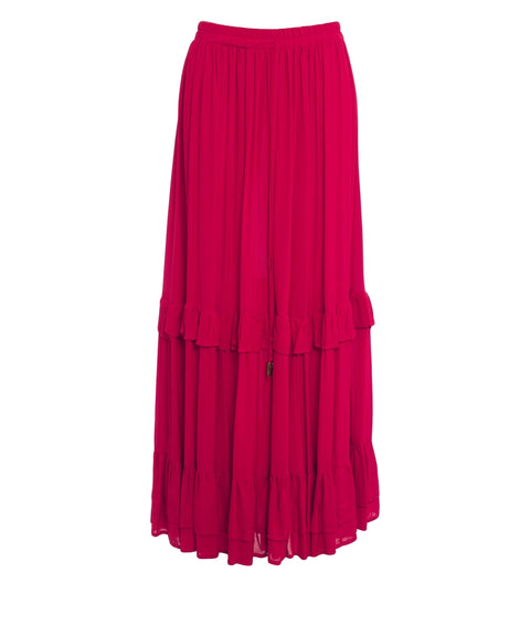 Viscose maxi skirt